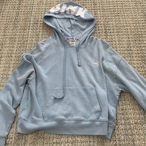 Medium PINK cropped hoodie